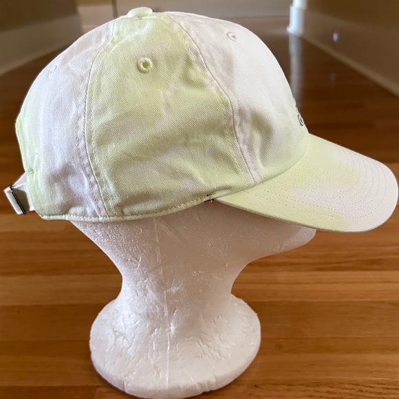 Adidas Color Wash Cap Hat Lime Green White Gray Womens - Picture 4 of 11